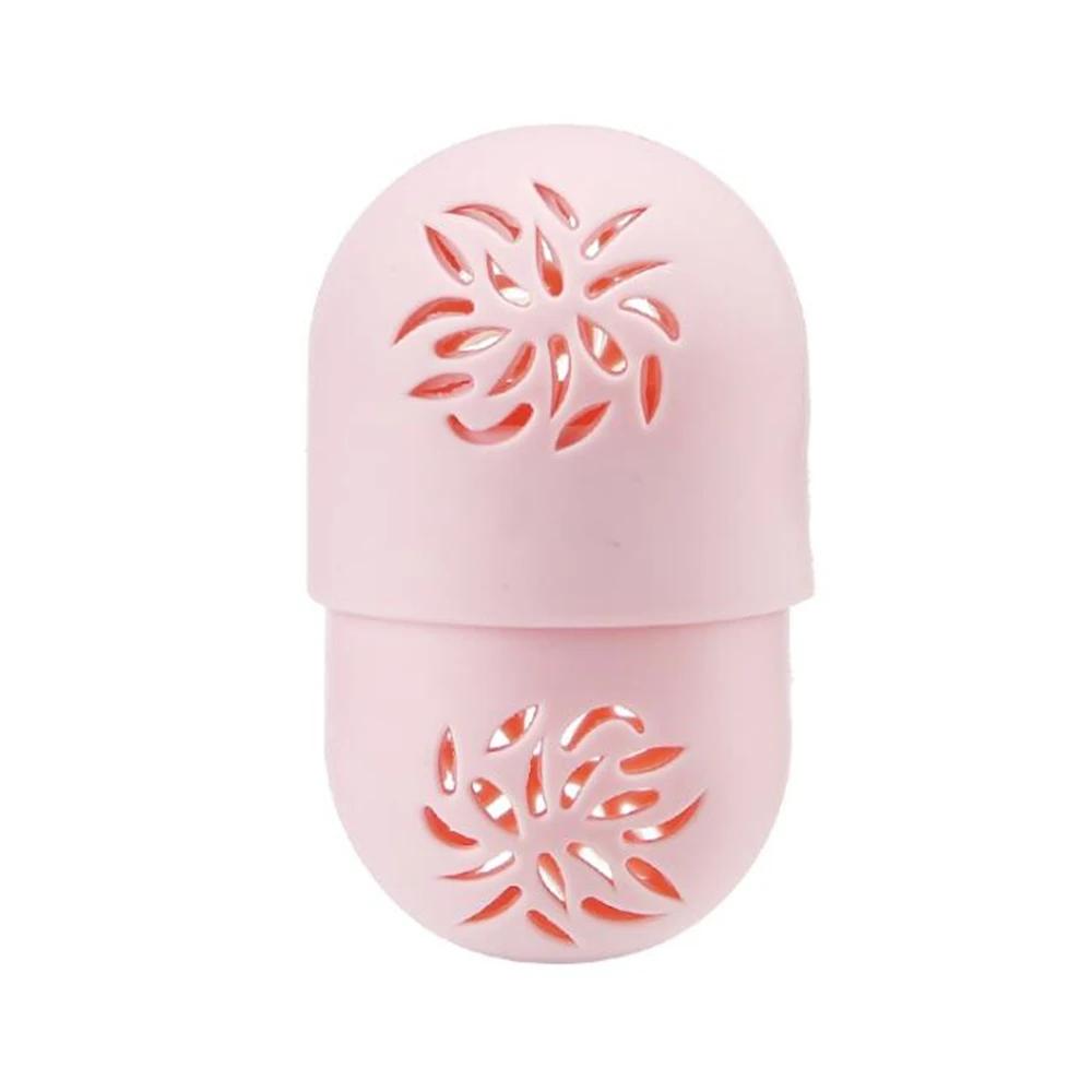 Portable Makeup Blender Holder Beauty Sponge Storage Box Soft Silicone Cosmetic Puff Cleaning Drying Case Make Up Accessories