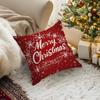 Christmas Snowflakes Cushions Pillowcase Polyester Cushion Cover Throw Pillow Sofa Decoration Pillowcover Home Decor