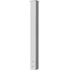 Mailbox Post, 43\" High Mailbox Stand, White Powder-Coated Mail Box Post Kit, Q235 Steel Post Stand Surface Mount Post for Sidewalk and Street