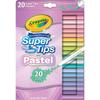 Crayola Pastel Color Marker Removable Marker Pen 20 Colors Crayola Super Tips Pastel 587516 Genuine Product