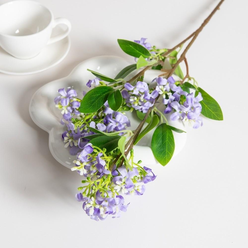 DIY Artificial Lilac Flower Bouquet Lilac Flower Photography Props New Garden Bonsai  Home Decor