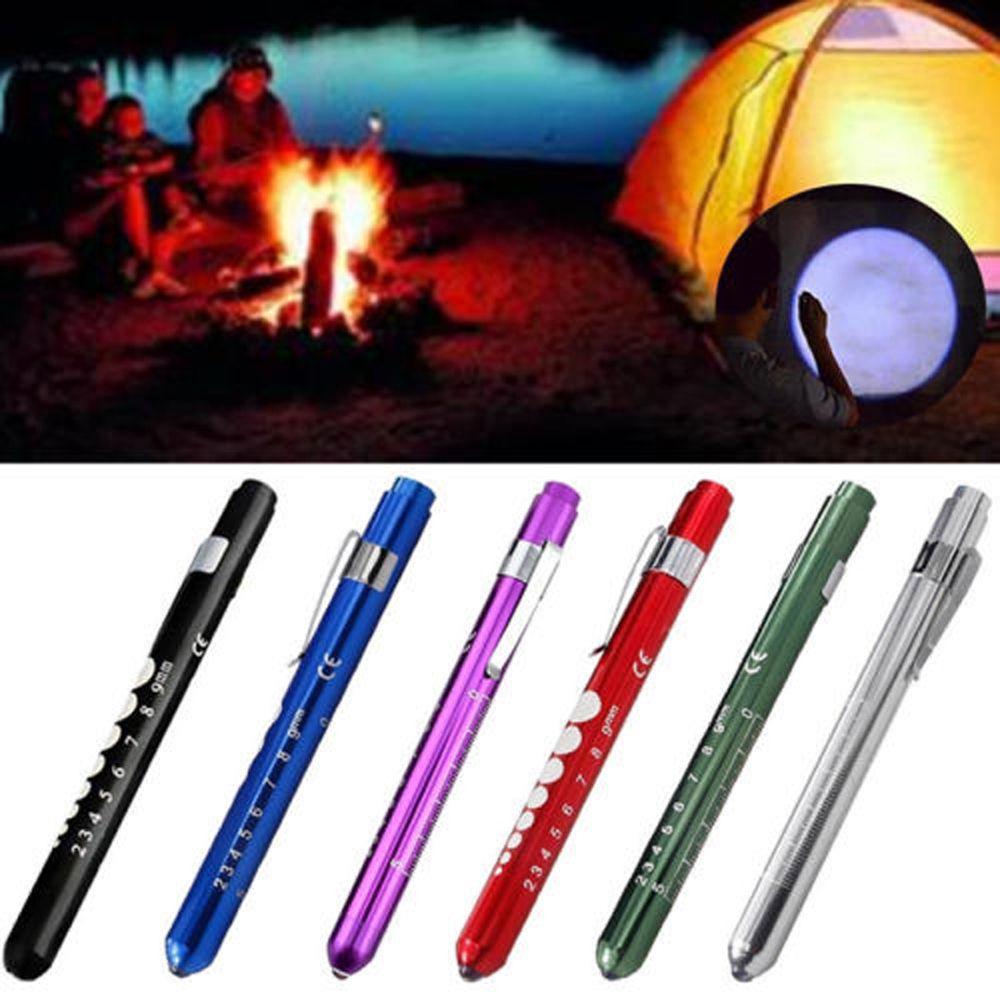 Ophthalmoscope Pocket Clip Doctor Nurse Pen Flashlight Torch Penlight Torch LED Pen Light