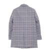 NOBLE [Good Condition] 22-010-240-6040-1-0 Glen Check Peak Lapel Long Jacket 38 grayUsed