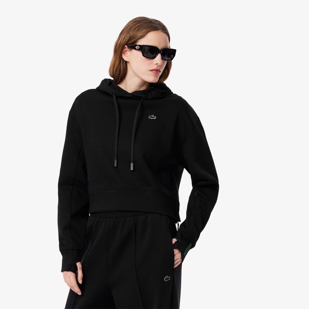Lacoste Women's Double-Face Active Hooded Sweatshirt SF0281-55N031