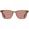 Garrett Leight Torrey Sun Fliederfarbene Quadratische Sonnenbrille 2148 Pat Li 51 Multi