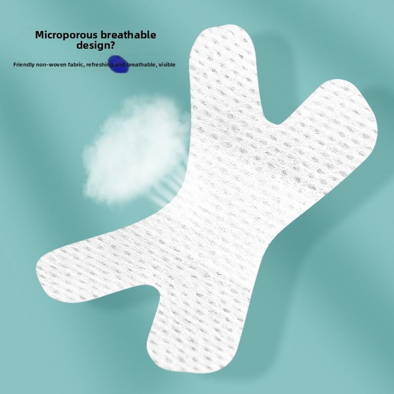 Mouth Breathing Mouth Sticker X Type, Cotton In The Middle, Breathable and Skin-friendly, Anti-opening and Sealing At Night, Shut Up Sticker