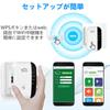 WIFI Wireless LAN Repeater WiFi Relay Wireless Booster Point Mode Compatible with 300Mbps Range Extender Long Range Signal Strengthening Expansion
