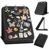 1pc Five Page Felt Pin Display Holder Decorative Jewelry Organizer Badge Storage Calendar Stand