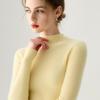 Women's Slim-Fit Pure Cashmere Knit Base Layer Sweater