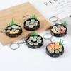 PVC Japanese Sushi Plate Model - Play Food Pendant Toy Gift for Restaurants