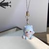 Cute Cat Pendant Keychain Phone Strap Lanyard Strap Backpack Charm Accessories Car Keys Decoration Handmade Jewelry Gift