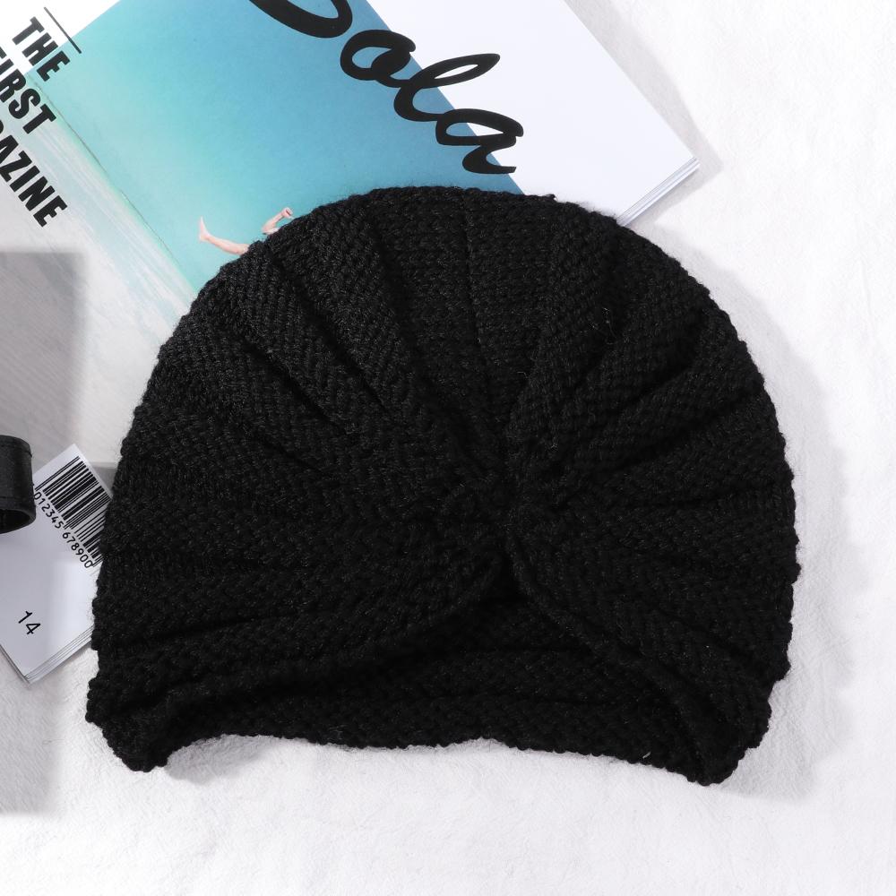 New Fashion India Hat Autumn Winter Crochet Turban Head Wraps Knitted Hat Cap Headdress
