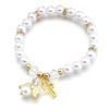 Hollowed-out Cross Angel Accessory Bracelet Elastic String Bracelet Elastic Baptismal Jewelry