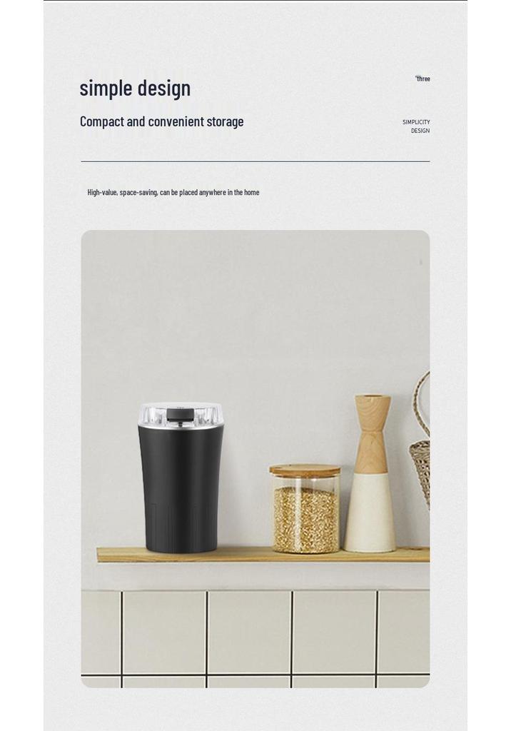 Krusher 110V Coffee Grinder: Fine Grinder for Grains, Cereals, and Medicinal Materials.