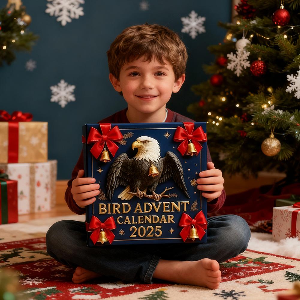 Halloween Advent Calendar Christmas Countdown Calendar Advent Decor Bird Surprise Box With 2D Calendar Pendant Acrylic Uniq N6M3