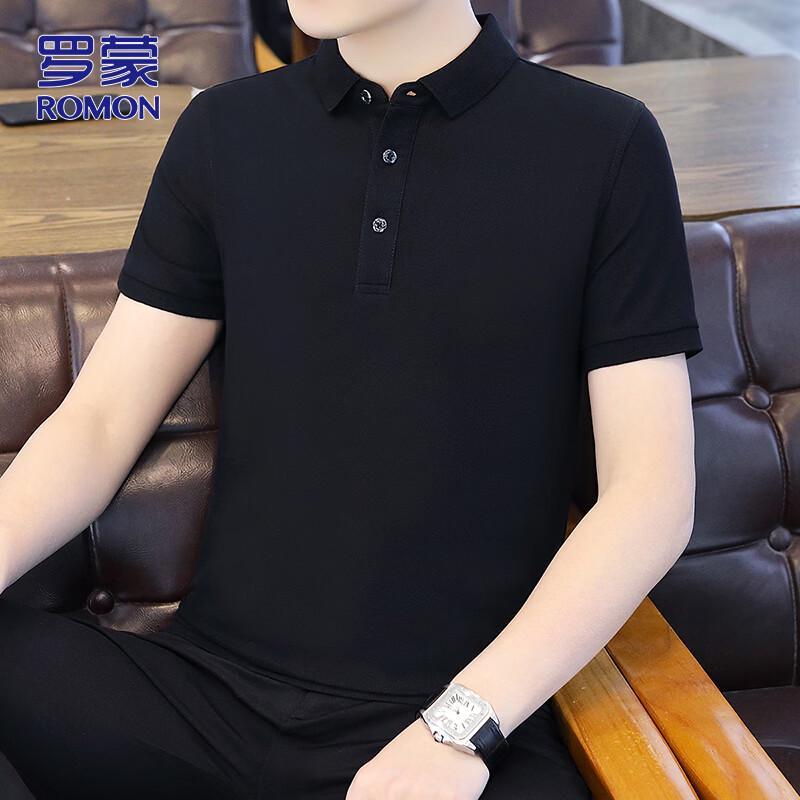 ROMON Men's Short-Sleeve Polo T-Shirt