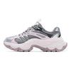 FILA Sofia 4 Fishbone Shoes Modern Series Fashion Versatile Non-Slip Low-Top Casual Shoes Women sneaker Gray Pink F12W511107FFP