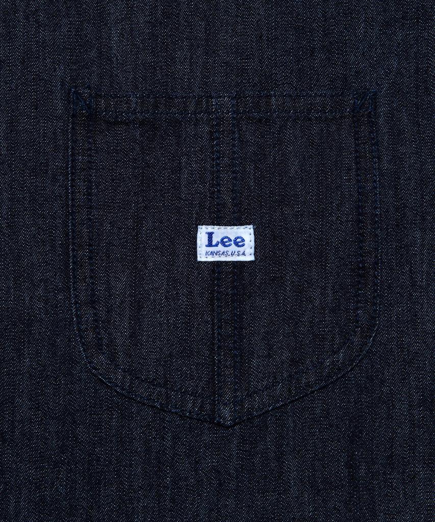 LEE Denim Shirt Long Dress Indigo Raw