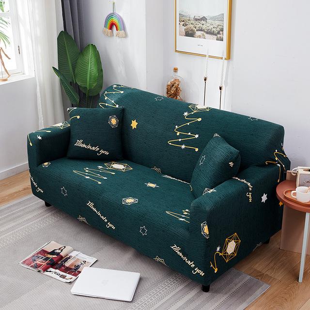 Geometric Printed Stretch Sofa Covers For Living Room Modern Style Sofa Slipcovers All Seasons Available Couch 1 /2 /3 /4 Seater