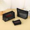 Mesh Cosmetic Bag Purse Organizer Pouch See-Through Travel Makeup Bag Toiletry Organizer for Skincare Products Cosmetics