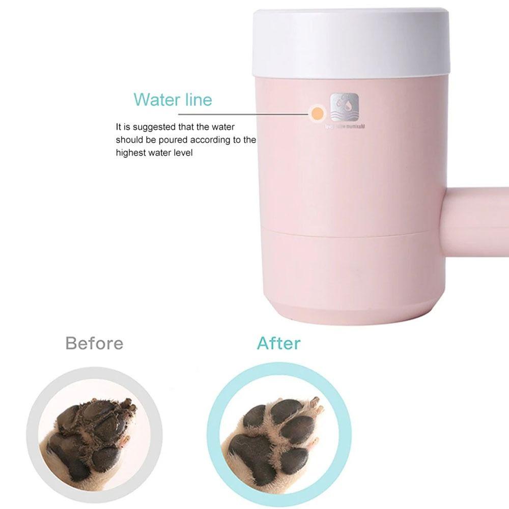Automatic Dog Paw Cleaner Cup Soft Silicone Dog Feet Washer Pet Foot Washing Cup  Dirty Paw