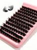 DIY Lash Cluster Extension Kit Fluffy D Curl Individual False Eyelashes Wispy Volume Reusable Segmented Lashes For Home Makeup