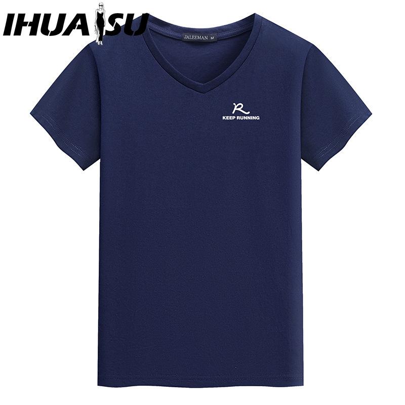 IHUASU Cotton Short Sleeve T-shirt Men's Fashion Loose Half Sleeve Shirt Printed Compassionate Shirt