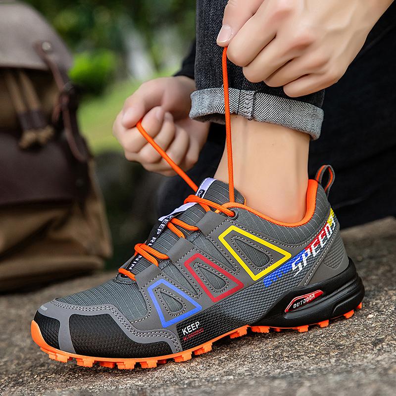 2026 New Men's and Women's Lockless Cycling Shoes, Wear-Resistant and Non-slip, Mountain Cross-Country Road Bikes, Hiking Shoes