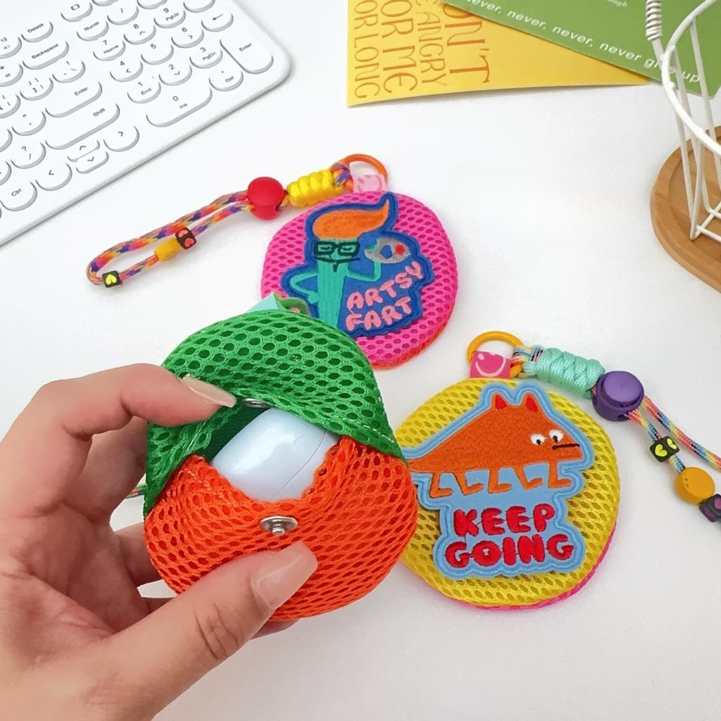 New Summer Children Mosquito Repellent Bag Portable Mosquito Repellent Mesh Bag Cute Decorative Pendant Keychain Can Hold Things