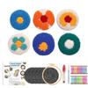 Συσκευασία Υλικών για Χειροποίητο Κέντημα Poke, Θερμομονωτικό Μαξιλαράκι Κεντημένο στο Χέρι, Χειροτεχνία Poke για Αποσυμπίεση, Μουσικό Δώρο