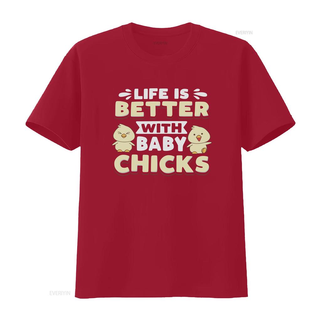 Chicken Owner T Shirt Lover Farmer Better With Baby Chicks  vintage Washed streetwear fashion homme Versatile Slightly graphic