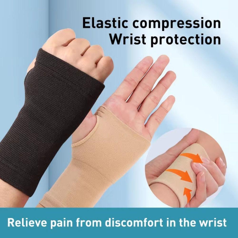 Breathable Wrist Brace Elastic Wristband Yoga Sweat Bands Wrist Protector Bands  Outdoor Sports