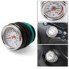 M30x1.5/M20x1.5 Black/Silver Motorcycle Fuel Tank Caps With Oil Temperature Gauge 0-200℃ Pointers Dial Meter  For Kawasaki 87-98