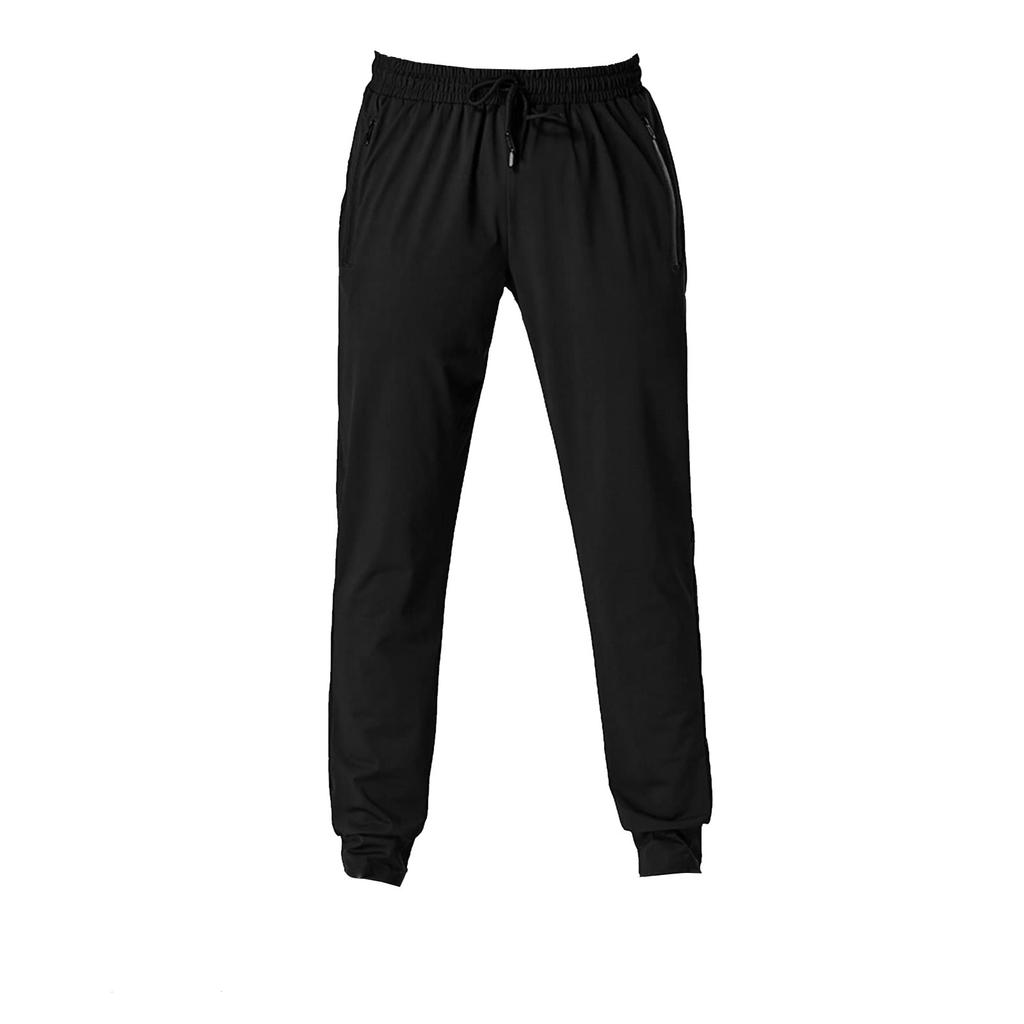 Mens Casual Jogging Color Matching Training Pants Small Feet Closed Leg Pants