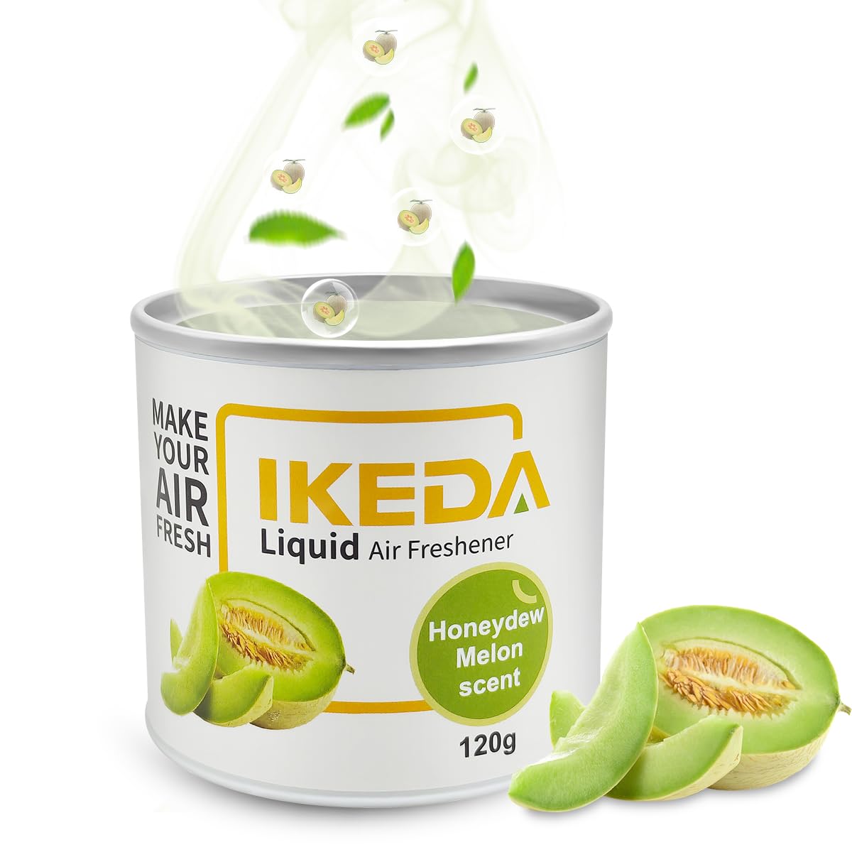 

IKEDA 120g Long-lasting air freshener for car interior odor removal fragrance зелёный