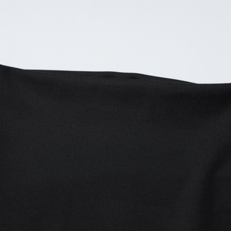 Elegant Slim Fit Long Sleeve Sexy Backless Dress Women Summer Slit Casual High Waist Black Long Dresses Women Fashion Stand Collar Party Dress 26443
