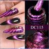 Mtssii 7ml Laser 9D Cat Eye Magnetic Gel Nail Polish Semi Permanent Nail Art Soak Off UV Gel Different Color At Different Angles