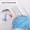 Stainless Steel Knitting Needles & Tools Set for Handmade Scarves & Sweaters