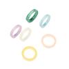 Geometrischer Runder Ring Harzring Acetatplattenringe für Damen Mädchen Schmuck