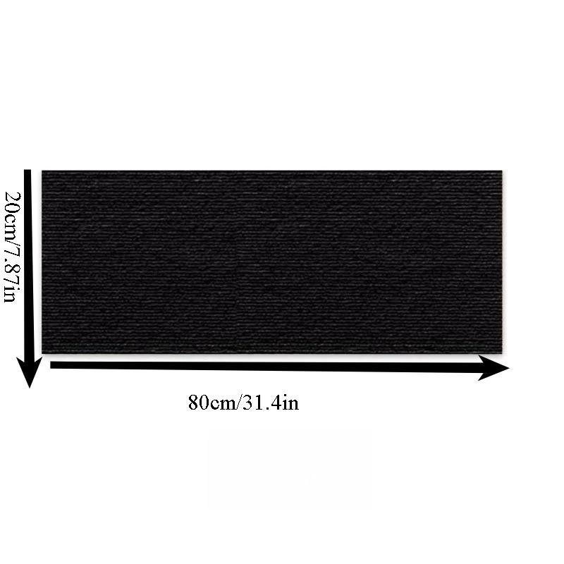 1pc 20x80cm Stair step mat, self-adhesive carpet, non slip mat for household use