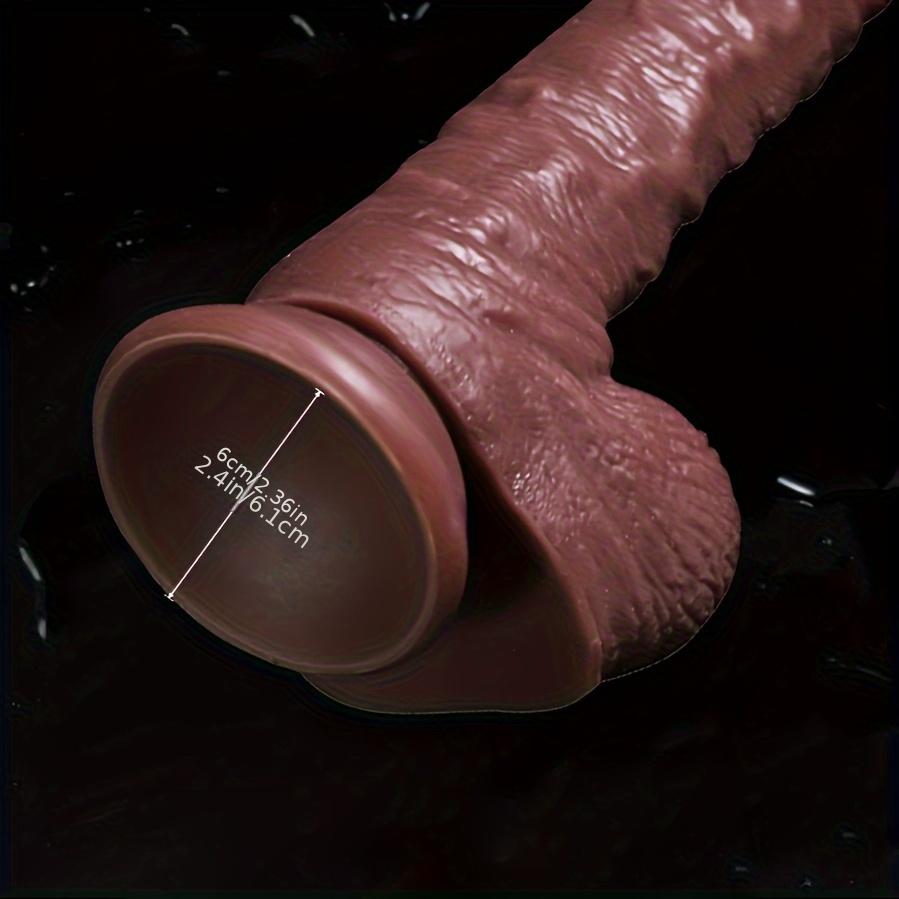 Duże Imitacja Prawdziwego i Fałszywego Dildo Zabawka Seksualna dla Dorosłych, Dildo o Powiększonym Rozmiarze, Para Średnio- i Wysokiej Klasy, Zabawka Seksualna Unisex, Korek Analny G-spot, Zabawka dla Kobiet