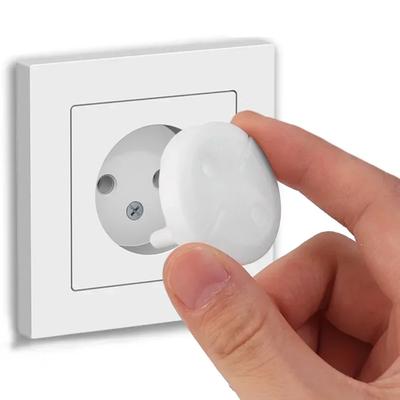 White Electrical Safety Socket Protective Cover Baby Care Safety Guard Protection Children Anti Electric Shock Rotate Protectors