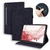 For Samsung Galaxy Tab S10 Ultra/S9 Ultra/S8 Ultra Tablet Case Card Slots Leather Cover Flower Pattern