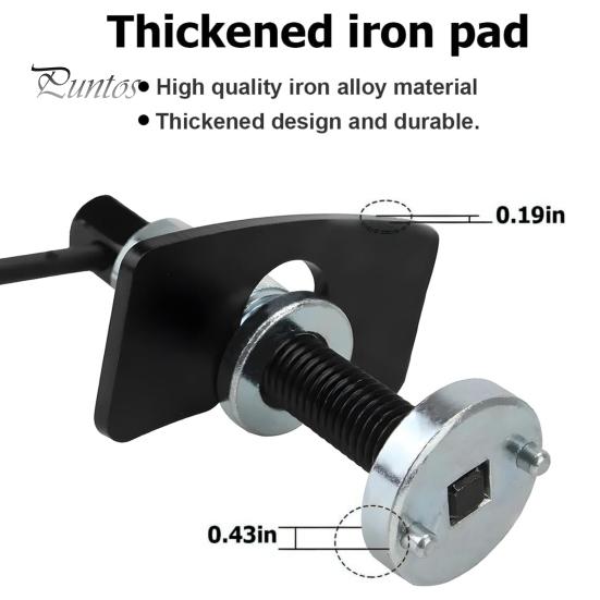 Universele remzuiger reset tool Remklauw compressie tool Precisie bewerkte 4 tanden remzuiger reset tool