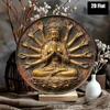 Vintage Buddhist Metal Wall Art For Home Bar Kitchen Cafe Office Decor Holiday Halloween Gift
