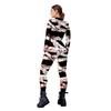 Halloween Horror Jumpsuit With Blood Stains And Digital Print For Stage Performance