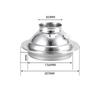 High Efficiency Kitchen Ventilation Outlet Made Of Robust 201 Stainless Steel Adjustable Spherical Design For Flexibility