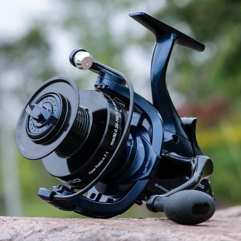 SOUGAYILANG Carp Fishing Reel 13+1BB High Speed Spinning Fishing Reel Wheel Tackle for Carp Fishing