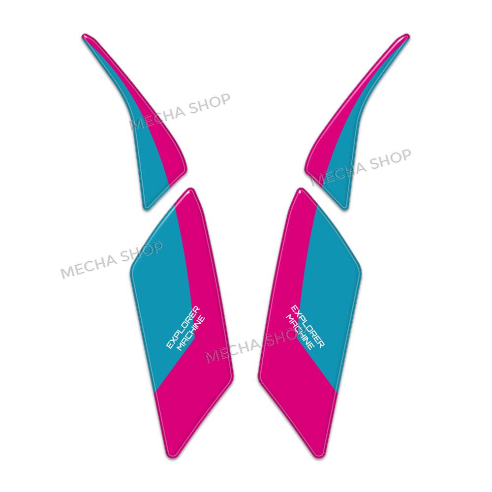 For CFMOTO 800MTX 800 MT X 2025 2026 Motorcycle Accessories Tank Pad Combination 3D Resin Sticker Kit Decal
