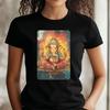 T-Shirt Women Ganesha Portrait Motif Cotton Size XS To 3XLWill Open In a New Window or Tab